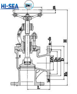 Marine Flanged Stainless Steel Angle Globe Valve2.jpg